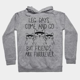 Leg Days Come And Go But Friends Are Furrrever Hoodie